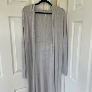 Free People Gray Floor-length Sweater